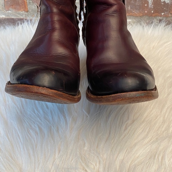 Denver Brown Studded Lady Gabriel Ankle Boots, Size 7.5 - Picture 9 of 17
